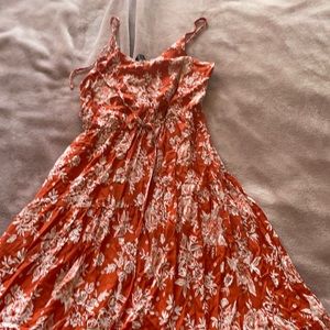 Woman’s size Small red floral dress
